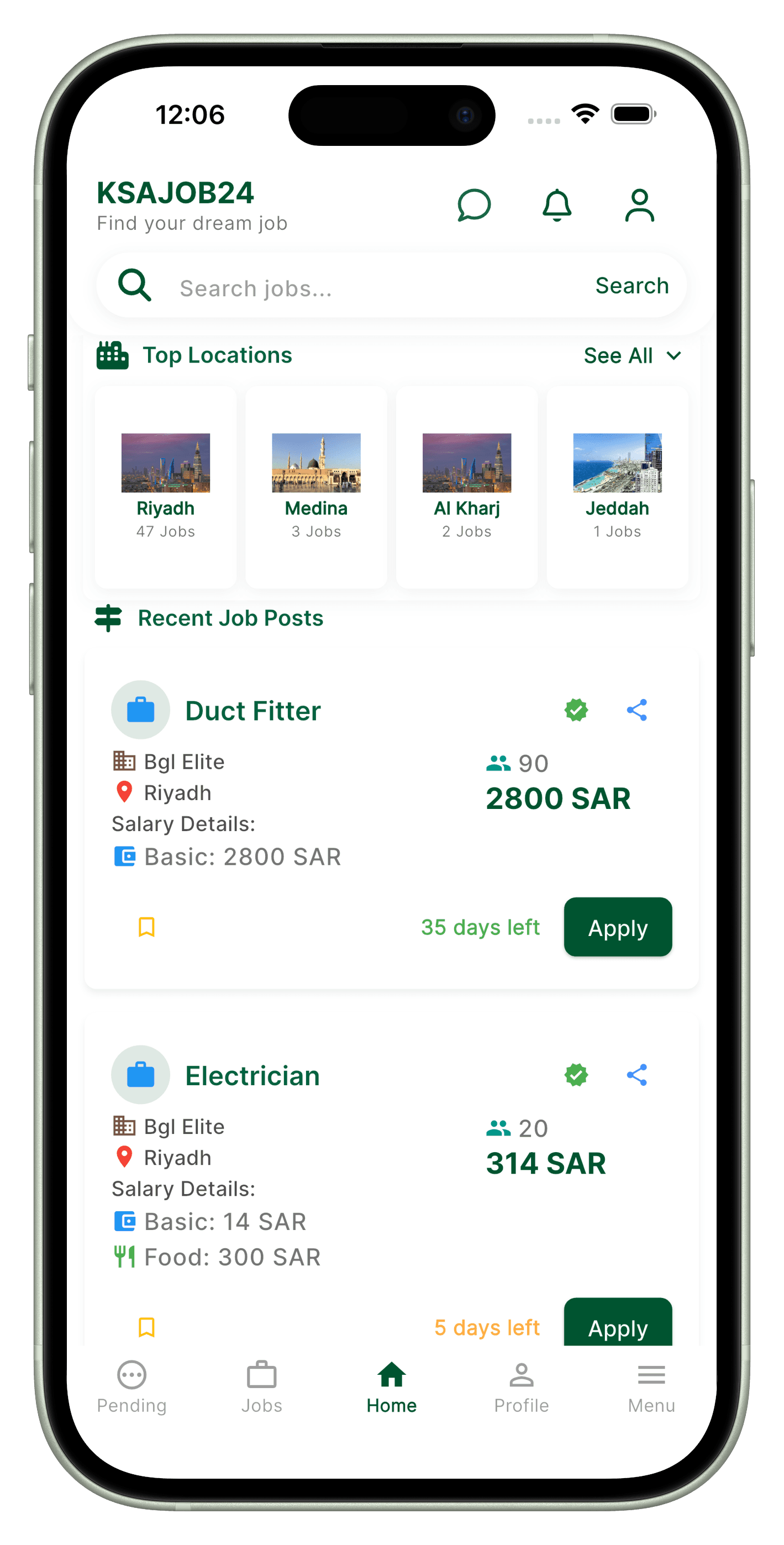 KSAJob24 — International Job Platform screenshot 4