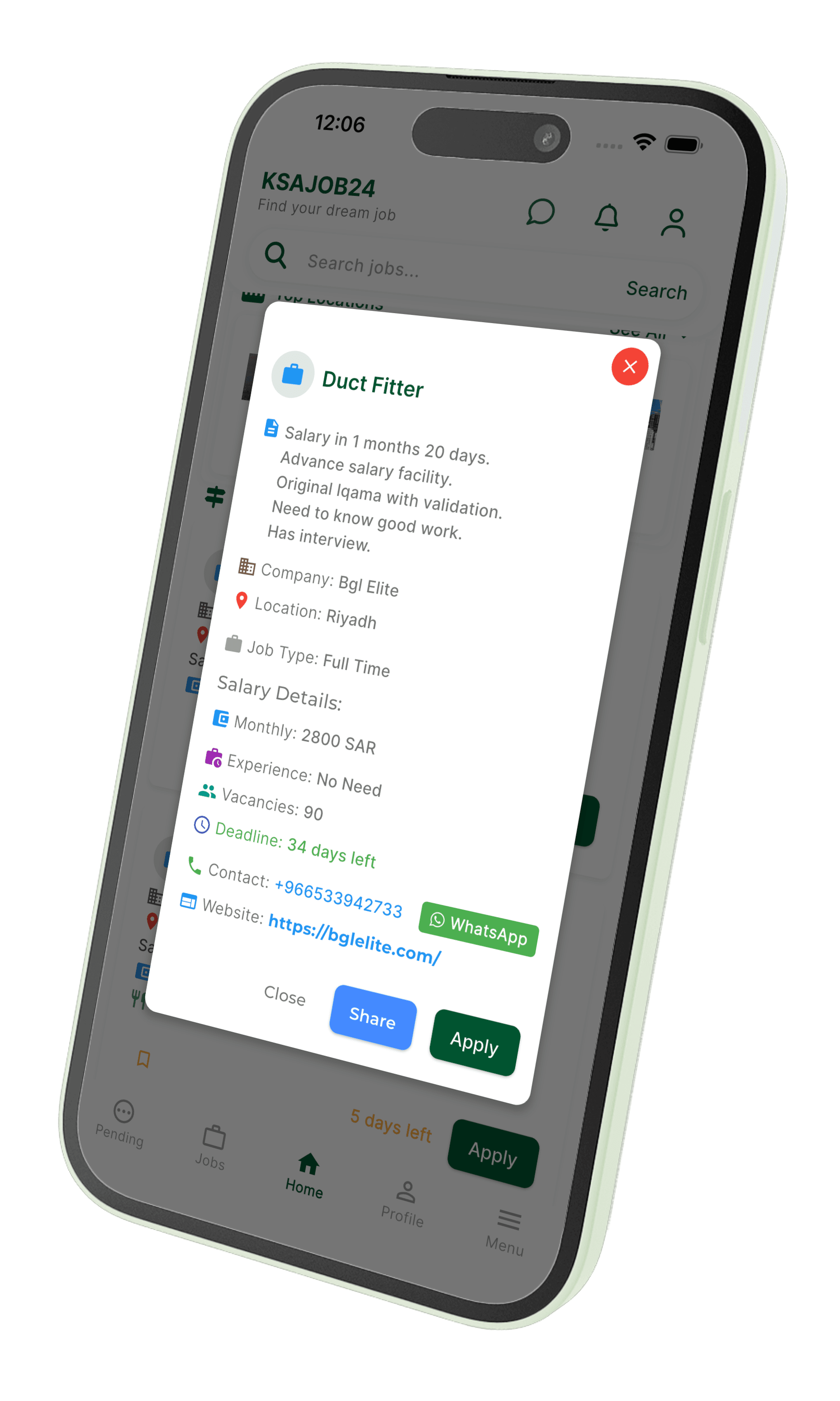 KSAJob24 — International Job Platform screenshot 5