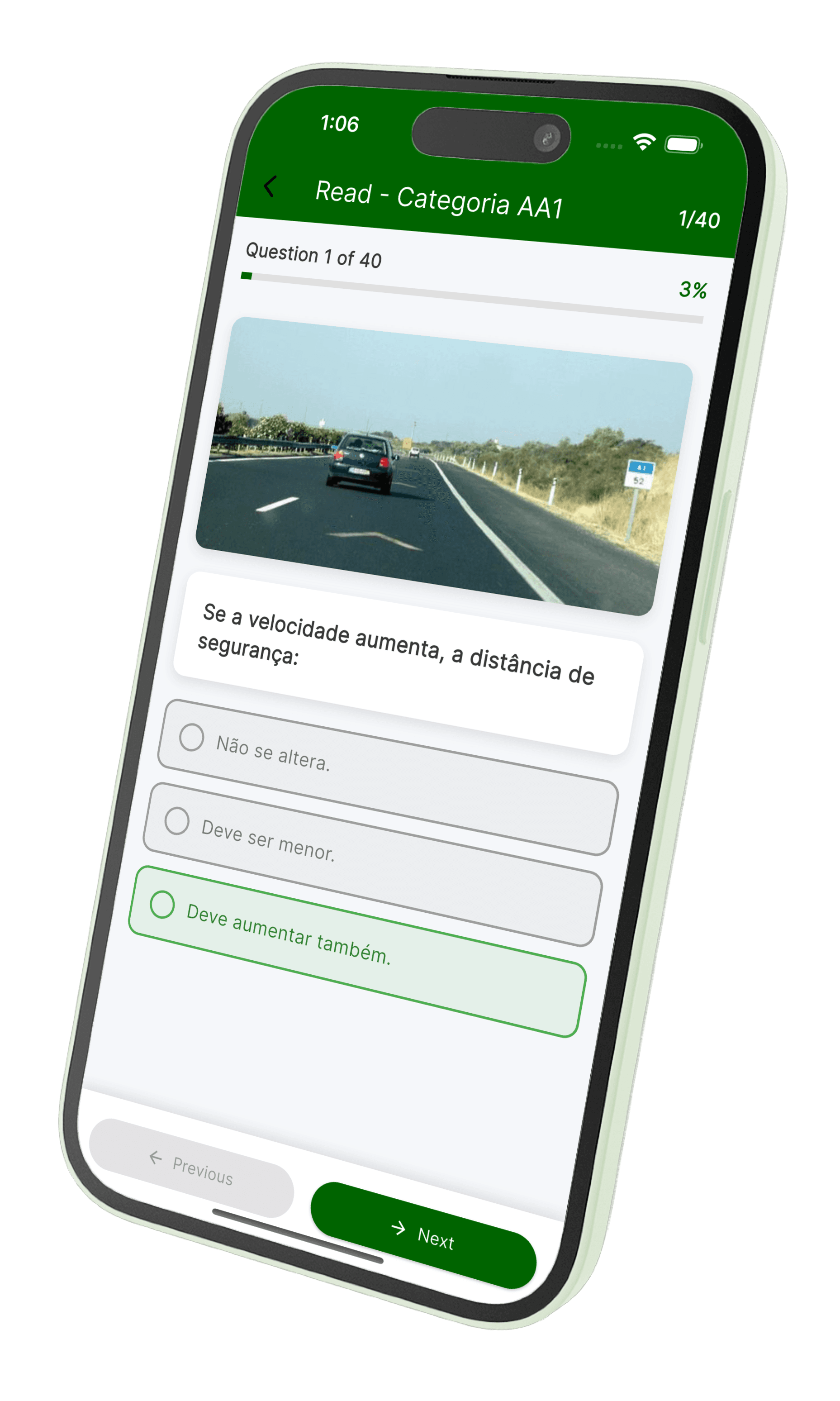 Portugal Driving App screenshot 5