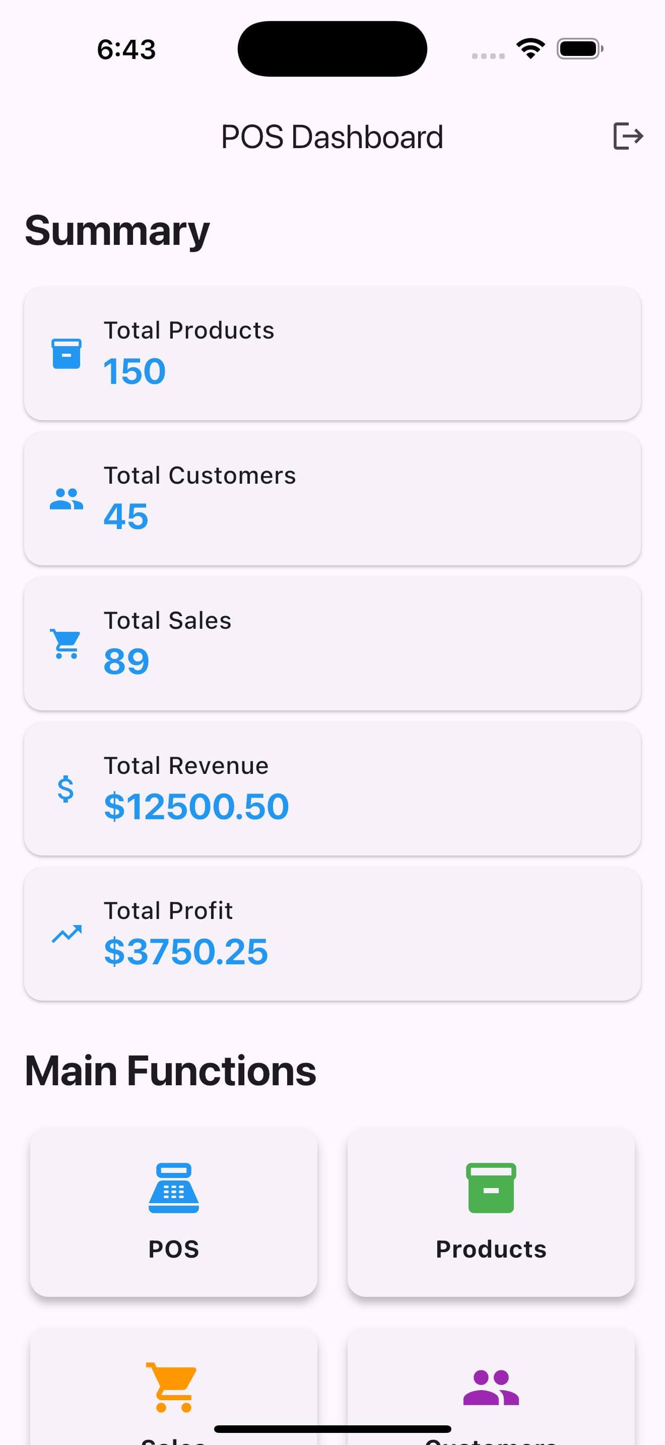 POS Software (Cookshop) screenshot 3